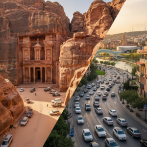 Jordania, Gruzja: komunikacja w Petrze, auta w Tbilisi – podróżuj z naszakasza.pl!