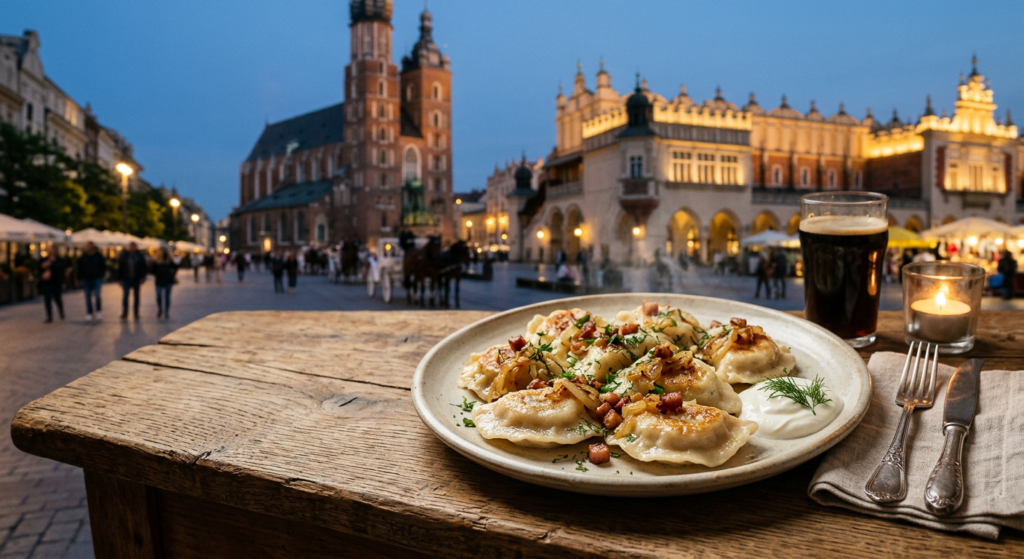 Gdzie zjeść najlepsze regionalne pierogi w sercu Krakowa